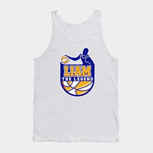 Liam The Legend Basketball Custom Player Your Name Tank Top